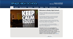 Desktop Screenshot of bradyhs.org